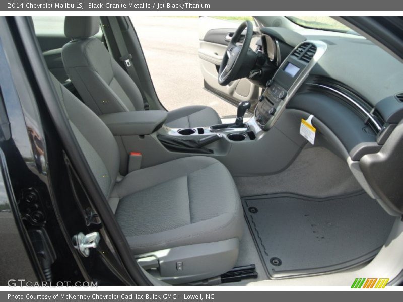 Black Granite Metallic / Jet Black/Titanium 2014 Chevrolet Malibu LS