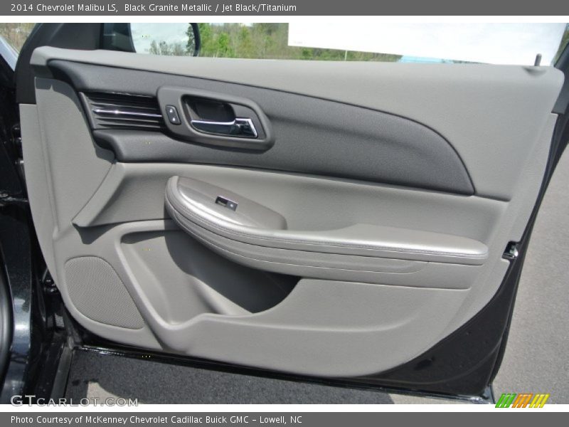Black Granite Metallic / Jet Black/Titanium 2014 Chevrolet Malibu LS