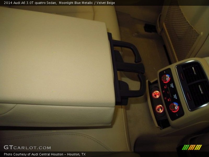 Moonlight Blue Metallic / Velvet Beige 2014 Audi A6 3.0T quattro Sedan