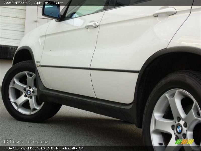 Alpine White / Grey 2004 BMW X5 3.0i