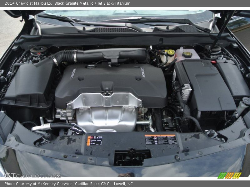 Black Granite Metallic / Jet Black/Titanium 2014 Chevrolet Malibu LS