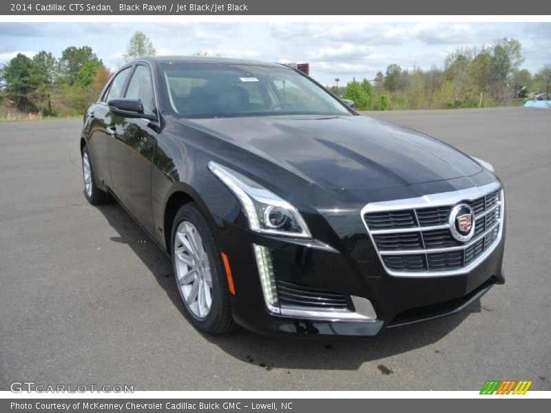 Black Raven / Jet Black/Jet Black 2014 Cadillac CTS Sedan