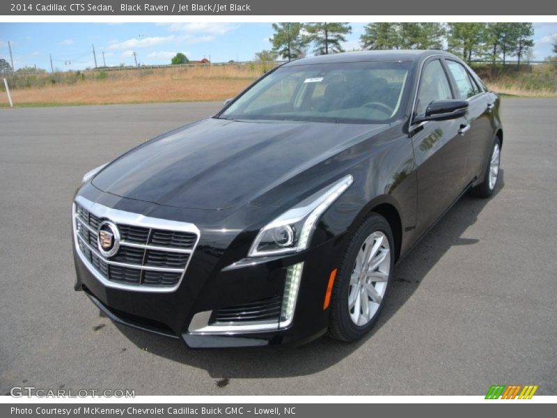 Black Raven / Jet Black/Jet Black 2014 Cadillac CTS Sedan