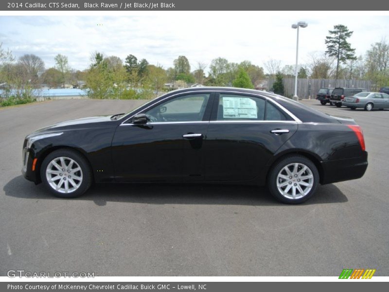 Black Raven / Jet Black/Jet Black 2014 Cadillac CTS Sedan