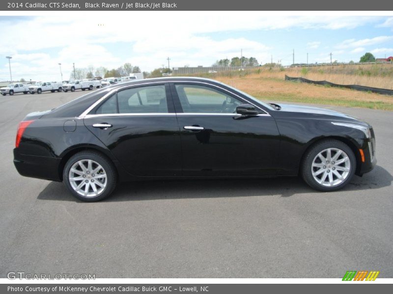 Black Raven / Jet Black/Jet Black 2014 Cadillac CTS Sedan