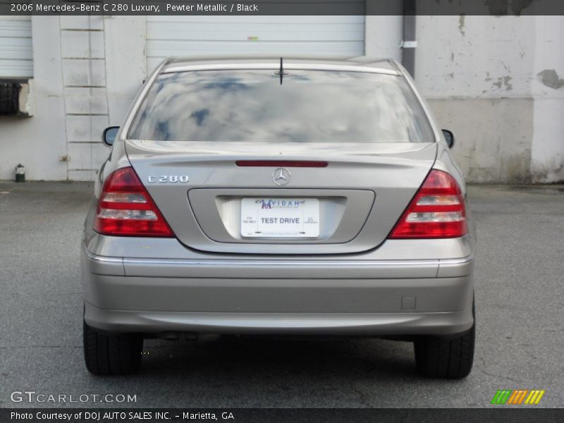 Pewter Metallic / Black 2006 Mercedes-Benz C 280 Luxury