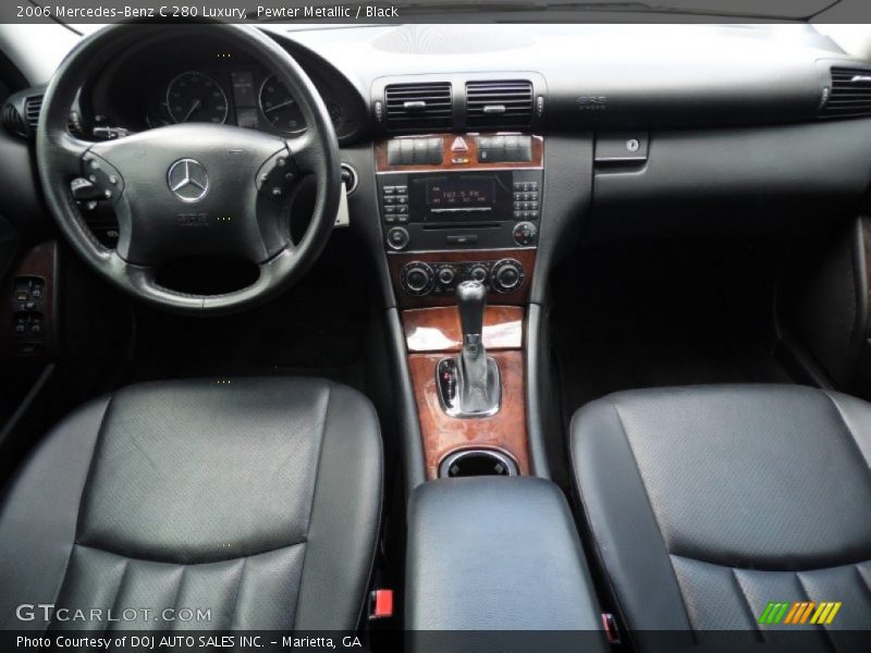 Pewter Metallic / Black 2006 Mercedes-Benz C 280 Luxury