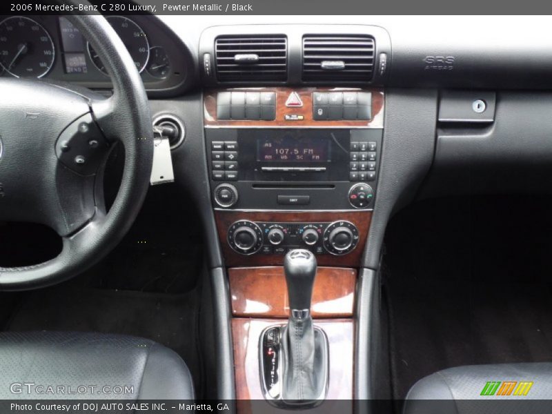 Pewter Metallic / Black 2006 Mercedes-Benz C 280 Luxury