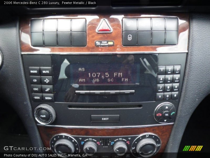 Pewter Metallic / Black 2006 Mercedes-Benz C 280 Luxury
