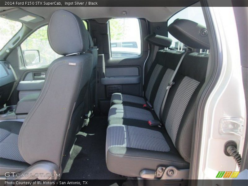 Ingot Silver / Black 2014 Ford F150 STX SuperCab