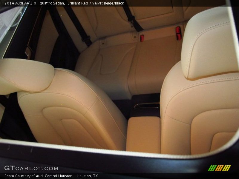 Brilliant Red / Velvet Beige/Black 2014 Audi A4 2.0T quattro Sedan