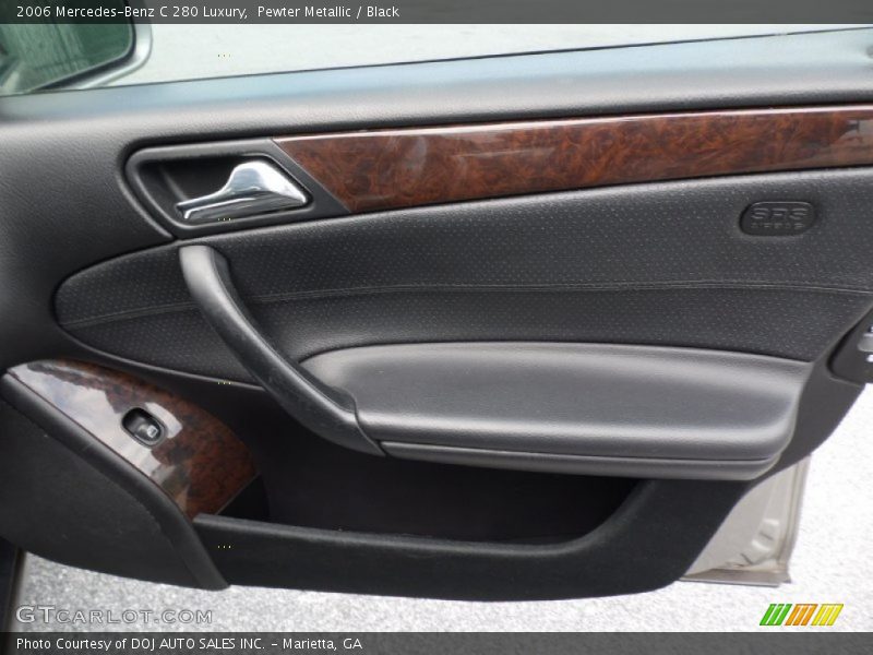 Pewter Metallic / Black 2006 Mercedes-Benz C 280 Luxury