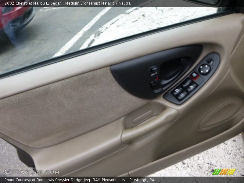 Medium Bronzemist Metallic / Neutral 2002 Chevrolet Malibu LS Sedan