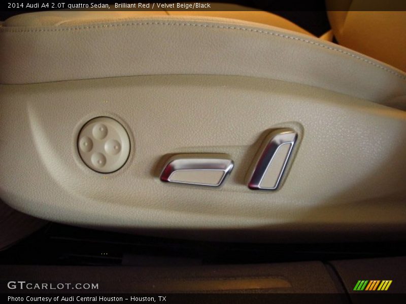 Brilliant Red / Velvet Beige/Black 2014 Audi A4 2.0T quattro Sedan