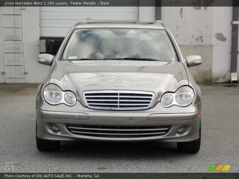 Pewter Metallic / Black 2006 Mercedes-Benz C 280 Luxury