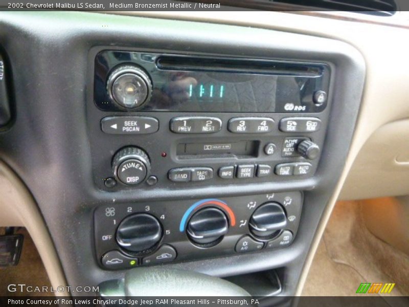Medium Bronzemist Metallic / Neutral 2002 Chevrolet Malibu LS Sedan