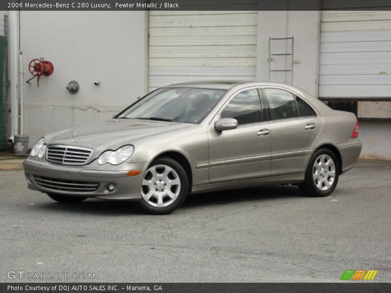 Pewter Metallic / Black 2006 Mercedes-Benz C 280 Luxury