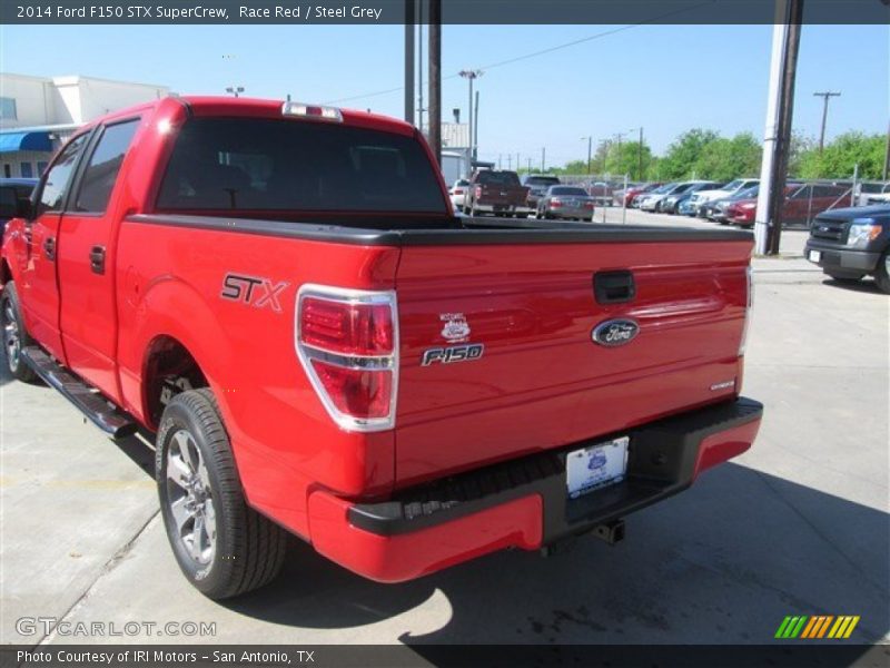 Race Red / Steel Grey 2014 Ford F150 STX SuperCrew