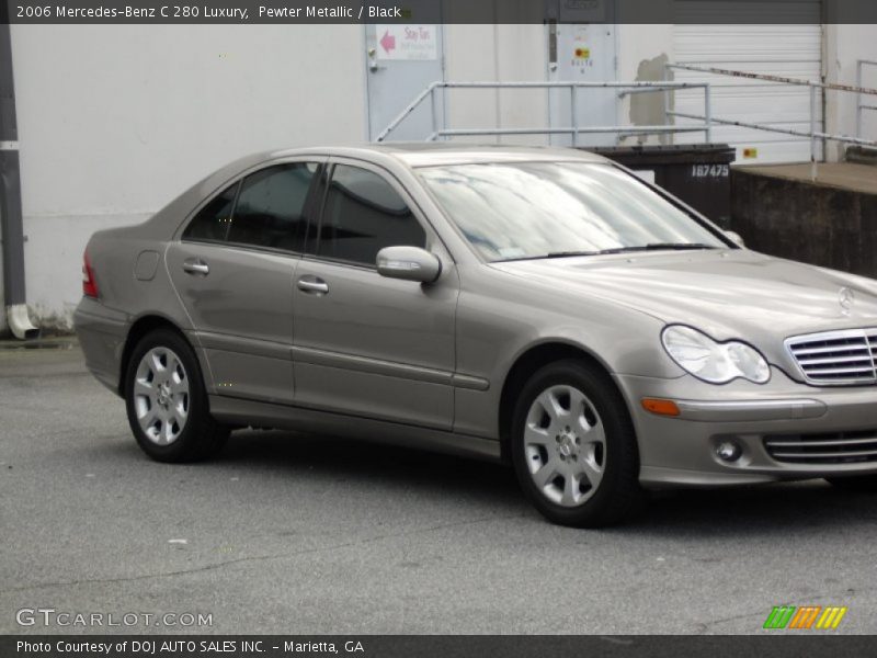 Pewter Metallic / Black 2006 Mercedes-Benz C 280 Luxury