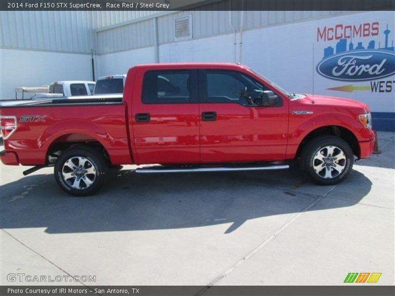 Race Red / Steel Grey 2014 Ford F150 STX SuperCrew