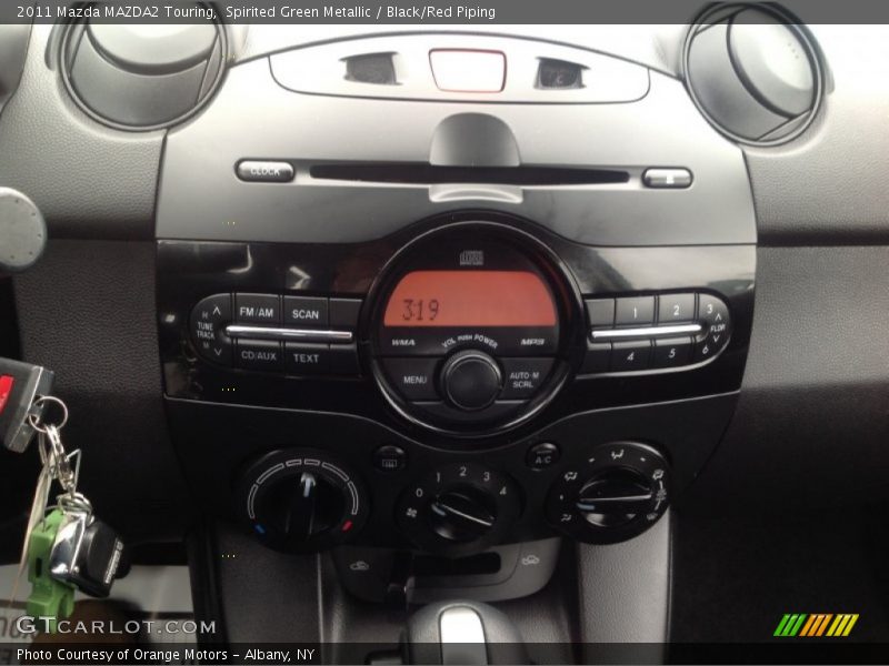 Spirited Green Metallic / Black/Red Piping 2011 Mazda MAZDA2 Touring