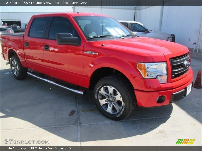 Race Red / Steel Grey 2014 Ford F150 STX SuperCrew