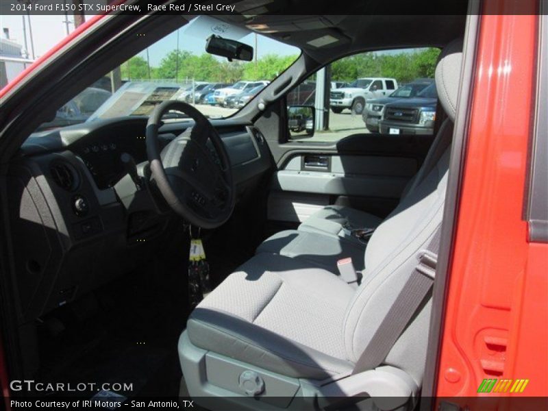 Race Red / Steel Grey 2014 Ford F150 STX SuperCrew