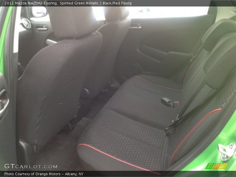 Spirited Green Metallic / Black/Red Piping 2011 Mazda MAZDA2 Touring