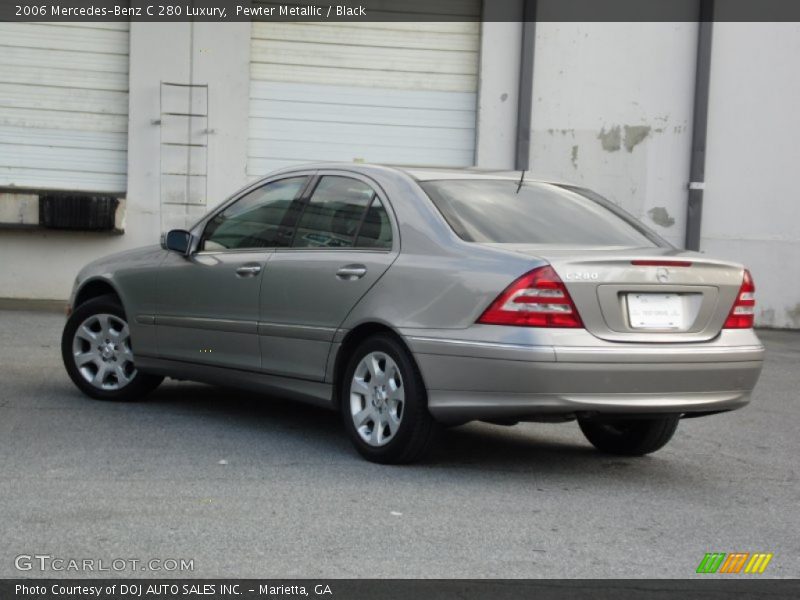 Pewter Metallic / Black 2006 Mercedes-Benz C 280 Luxury