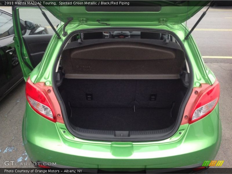 Spirited Green Metallic / Black/Red Piping 2011 Mazda MAZDA2 Touring