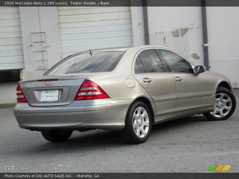 Pewter Metallic / Black 2006 Mercedes-Benz C 280 Luxury