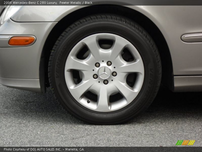 Pewter Metallic / Black 2006 Mercedes-Benz C 280 Luxury