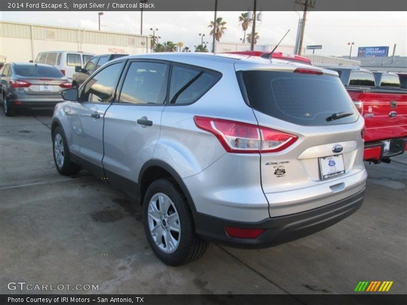 Ingot Silver / Charcoal Black 2014 Ford Escape S