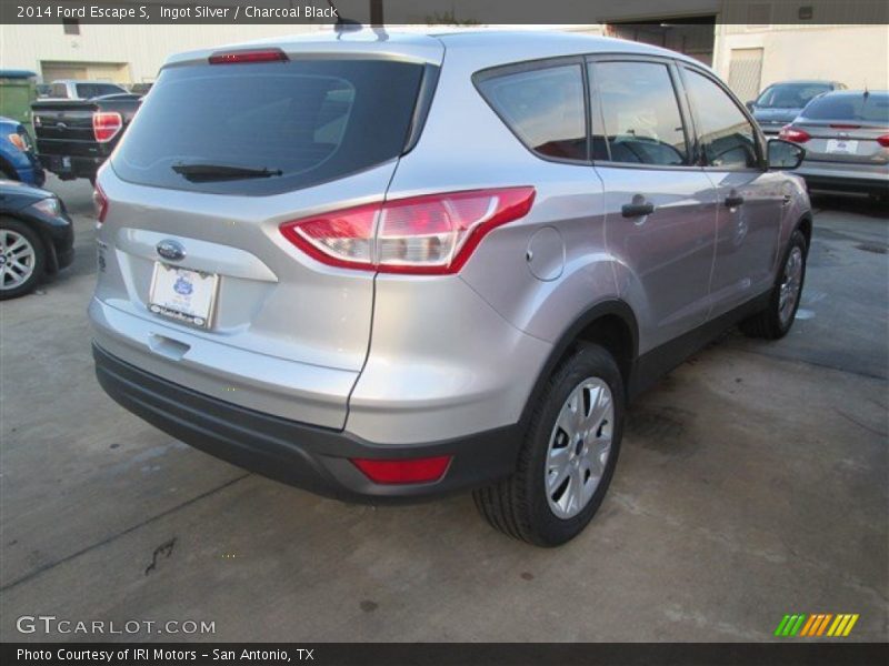 Ingot Silver / Charcoal Black 2014 Ford Escape S
