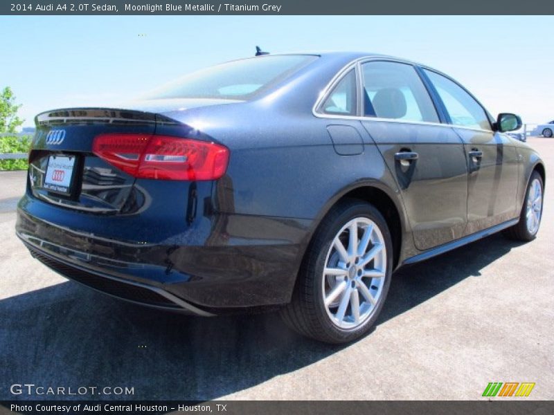 Moonlight Blue Metallic / Titanium Grey 2014 Audi A4 2.0T Sedan