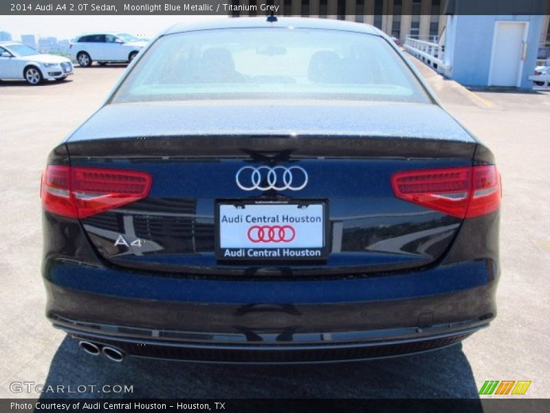 Moonlight Blue Metallic / Titanium Grey 2014 Audi A4 2.0T Sedan