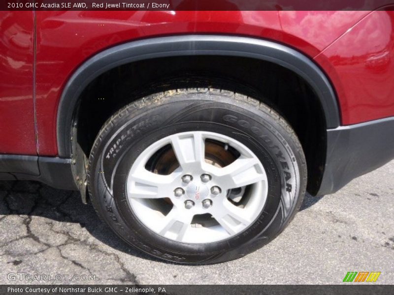 Red Jewel Tintcoat / Ebony 2010 GMC Acadia SLE AWD
