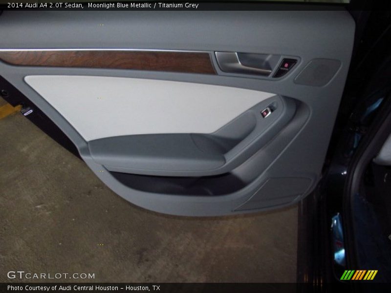 Moonlight Blue Metallic / Titanium Grey 2014 Audi A4 2.0T Sedan