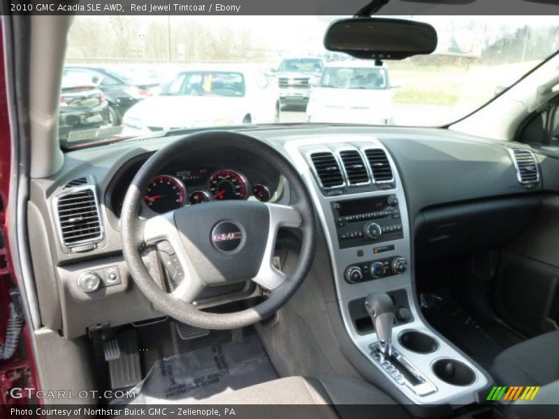 Red Jewel Tintcoat / Ebony 2010 GMC Acadia SLE AWD