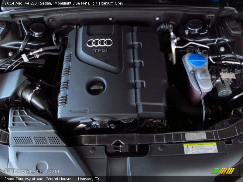 Moonlight Blue Metallic / Titanium Grey 2014 Audi A4 2.0T Sedan