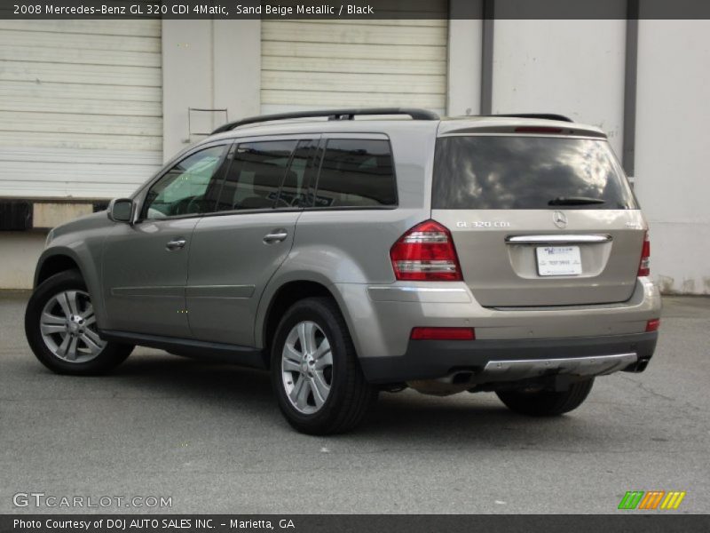 Sand Beige Metallic / Black 2008 Mercedes-Benz GL 320 CDI 4Matic