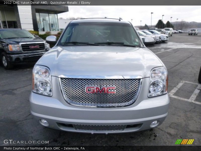 Quicksilver Metallic / Ebony 2012 GMC Yukon Denali AWD
