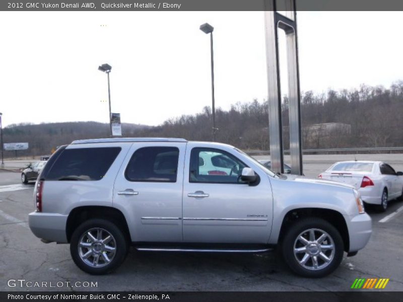 Quicksilver Metallic / Ebony 2012 GMC Yukon Denali AWD