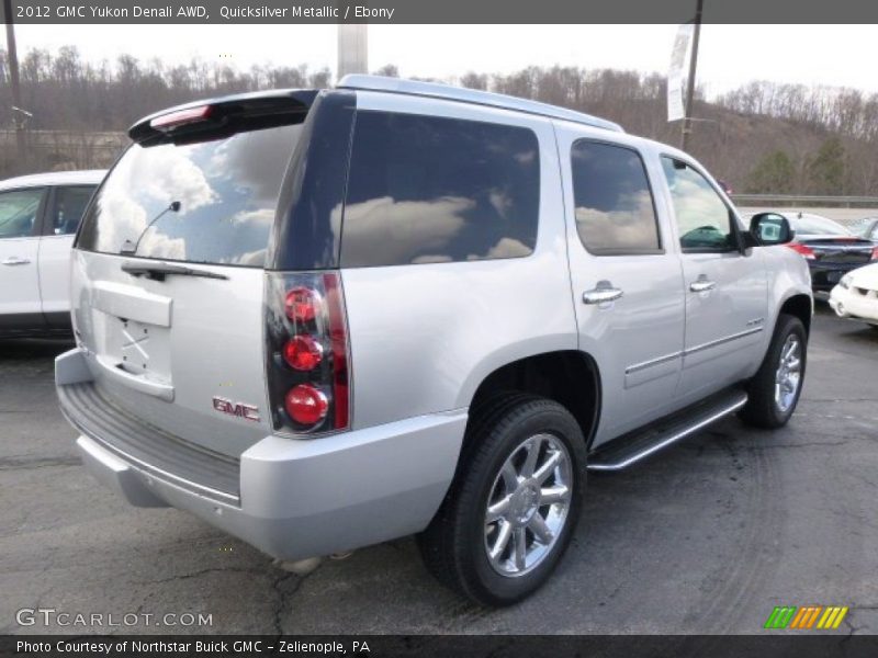 Quicksilver Metallic / Ebony 2012 GMC Yukon Denali AWD