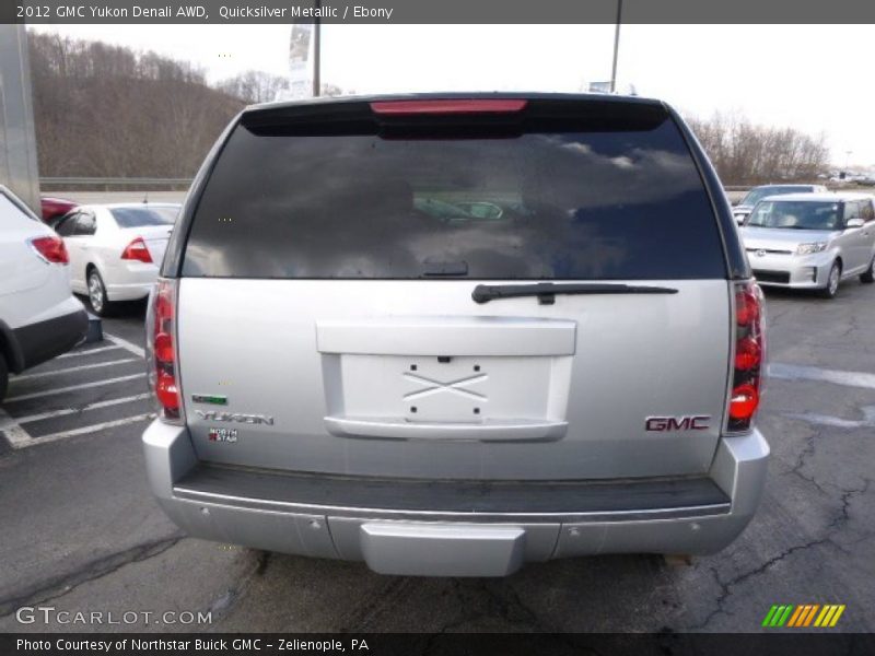 Quicksilver Metallic / Ebony 2012 GMC Yukon Denali AWD