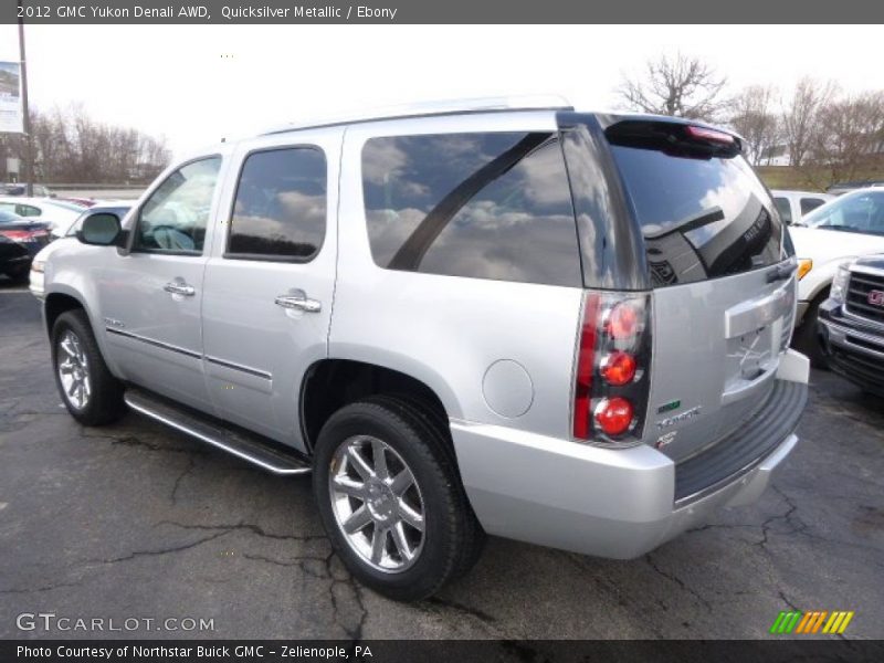 Quicksilver Metallic / Ebony 2012 GMC Yukon Denali AWD