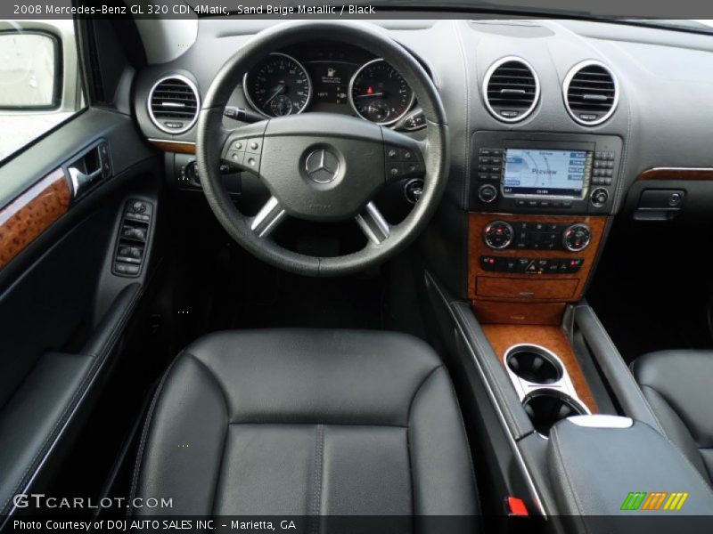 Sand Beige Metallic / Black 2008 Mercedes-Benz GL 320 CDI 4Matic