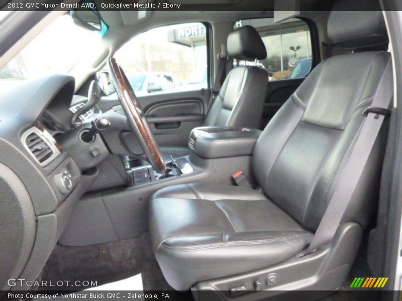Quicksilver Metallic / Ebony 2012 GMC Yukon Denali AWD
