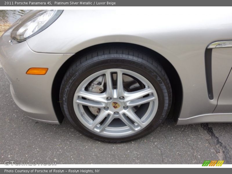 Platinum Silver Metallic / Luxor Beige 2011 Porsche Panamera 4S