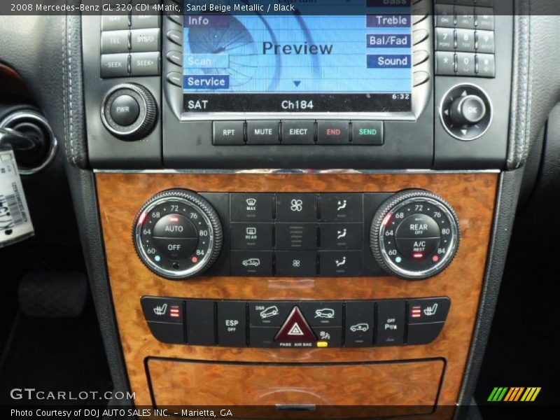 Sand Beige Metallic / Black 2008 Mercedes-Benz GL 320 CDI 4Matic